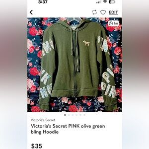 Victoria's Secret PINK mermaid sequins bling bundle all xs